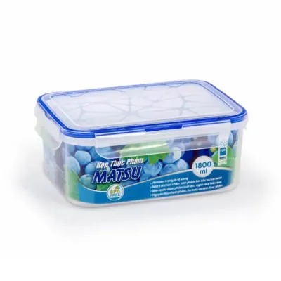 Hộp Nhựa Chữ Nhật Matsu 436 1.8L