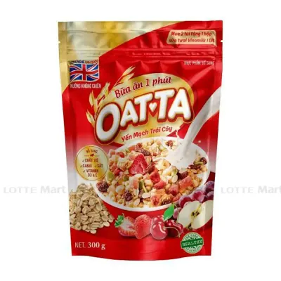 Bữa Ăn 1 Phút Oatta Yến Mạch Trái Cây Túi 300g