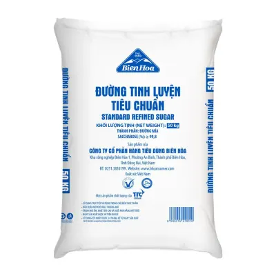 Đường Tinh Luyện Tiêu Chuẩn Biên Hòa 50kg