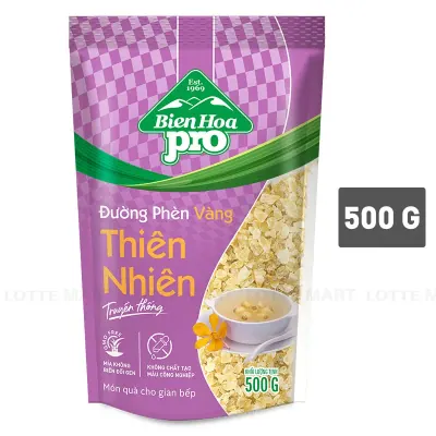 Đường Phèn Vàng Thiên Nhiên Biên Hòa 500g