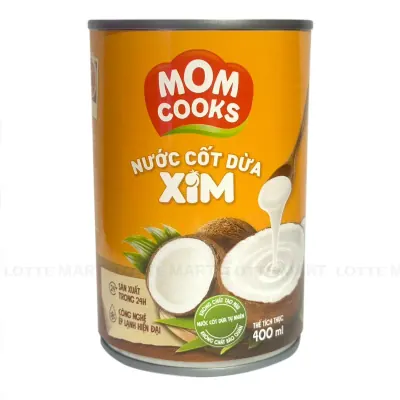 Nước Cốt Dừa Xim Mom Cooks Lon 400ml