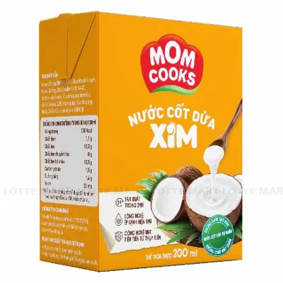 Nước Cốt Dừa Xim Mom Cooks Hộp 200ml