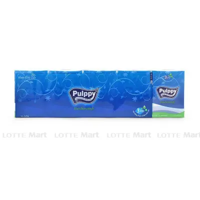Lốc 10 Gói Khăn Giấy Bỏ Túi Pulppy Compact Classic 3 Lớp