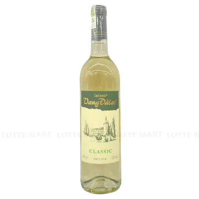 Rượu Vang Trắng Đà Lạt Classic 12% ABV 750ml