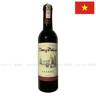 Rượu Vang Đỏ Đà Lạt 12% ABV 375ml