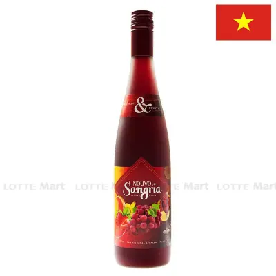 Rượu Vang Đỏ Nouvo Sangria 7% Vol Chai 750ml
