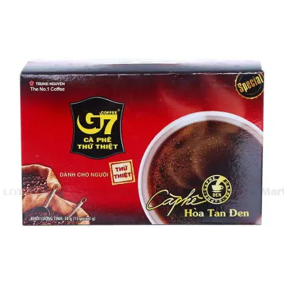 Cà Phê Hòa Tan Đen Trung Nguyên G7 15 Gói x 2g