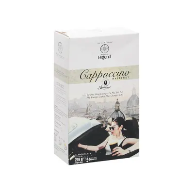 Cà Phê Hòa Tan G7 Cappuccino Hazelnut 216g (18g x 12 Gói)