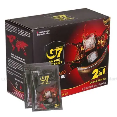Cà Phê Hòa Tan G7 2in1 Hộp 15 Gói x 16g