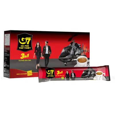 Cà Phê Sữa Hòa Tan G7 3in1 Hộp 21 Gói x 16g