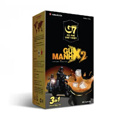 Cà Phê G7 Gu Mạnh X2 3in1 12 Gói x 25g