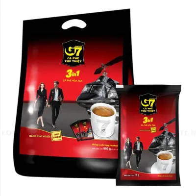 Cà Phê Hòa Tan G7 3in1 Bịch 50 Gói x 16g