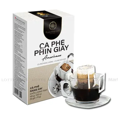 Cà Phê Trung Nguyên Phin Giấy Americano 10Gx10 Gói