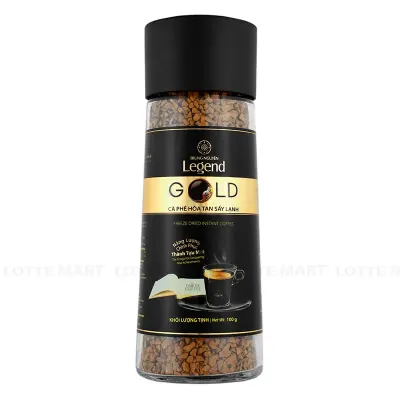 Cà Phê Hòa Tan Sấy Lạnh Trung Nguyên Legend Gold 100g