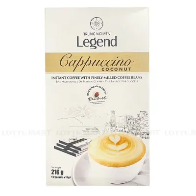 Cappuccino Dừa Trung Nguyên 216g (18g x 12 Gói)