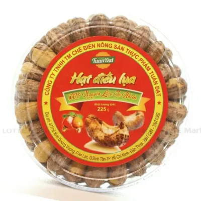 Hạt Điều Lụa Tuấn Đạt Xếp 225g