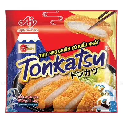 Thịt Heo Chiên Xù Kiểu Nhật Tonkatsu Ajinomoto 240g