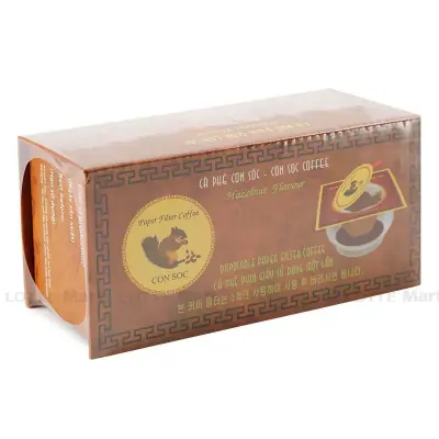 Cà Phê CON SÓC Phin Lọc Nâu 10g x 10 Gói