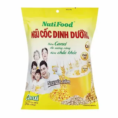 Ngũ Cốc Canxi Nutifood 500g (25g x 20 Gói)