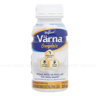 Thực Phẩm Dinh Dưỡng Pha Sẵn Nutifood Varna Complete Chai 237ml