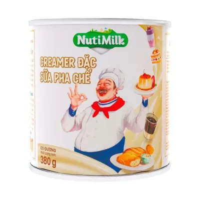 Creamer Đặc Nutimilk Hộp Thiếc 380g