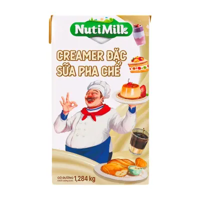Creamer Đặc Nutimilk Hộp Giấy 1.284kg