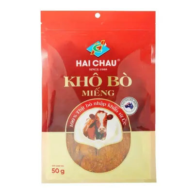 Khô Bò Miếng Hải Châu Gói 50g