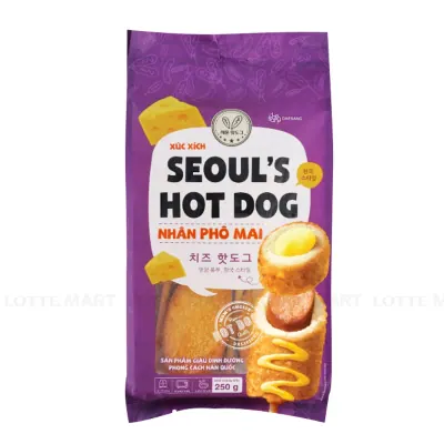 Seoul's Hotdog Nhân Phô Mai Đức Việt Gói 250g