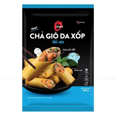 Chả Giò Da Xốp Nhân Hải Sản O'Food 300g