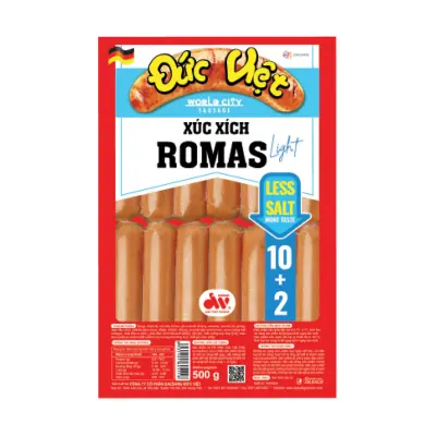 Xúc Xích Romas Light Đức Việt 500g