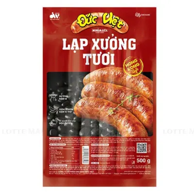 Lạp Xưởng Tươi Đức Việt 500g