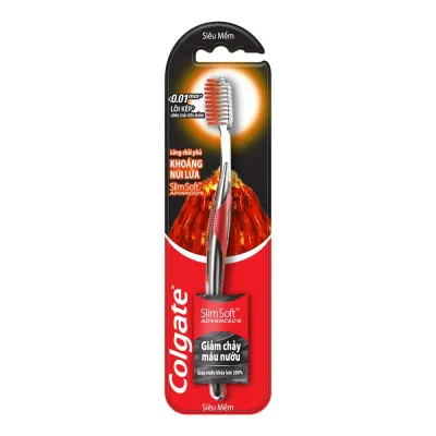 Bàn Chải Colgate SlimSoft Advanced Khoáng Núi Lửa