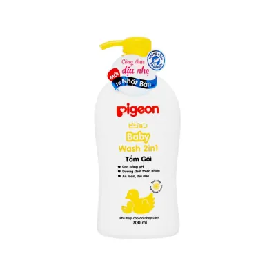 Dầu Tắm Gội Pigeon 2in1 Sunflower Extract 700ml