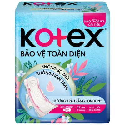 Băng Vệ Sinh Kotex Style Bảo Vệ Toàn Diện Siêu Mỏng Cánh 8 Miếng