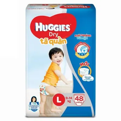 Tã Quần Huggies Dry Pants Big Jumbo L38