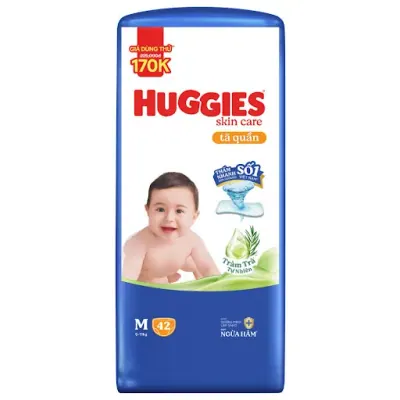 Tã Quần Huggies Dry/skincare M42