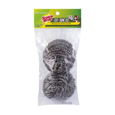 Cước Chùi Xoong Inox Scotch Brite 30g – 2 Cái