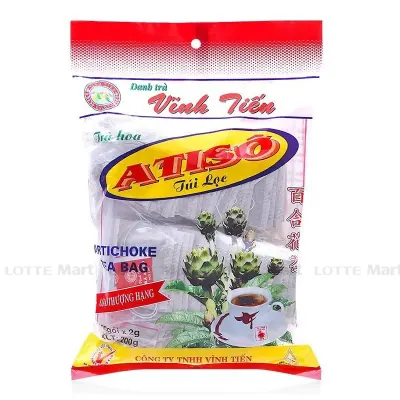 Trà Atisô Thượng Hạng Vĩnh Tiến Túi Lọc (100 Gói x 2g)