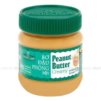 Bơ Đậu Phộng Mịn Golden Farm 170g