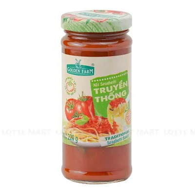 Xốt Spaghetti Golden Farm Vị Truyền Thống 220g
