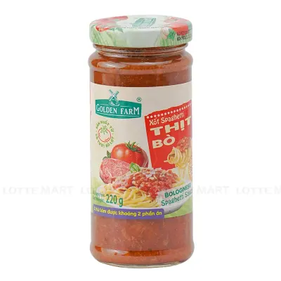 Xốt Spaghetti Thịt Bò Golden Farm 220g