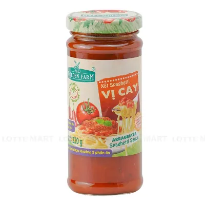 Xốt Spaghetti Golden Farm Vị Cay 220g