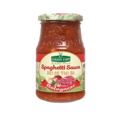 Sốt Mì Thịt Bò Golden Farm Hũ 370g