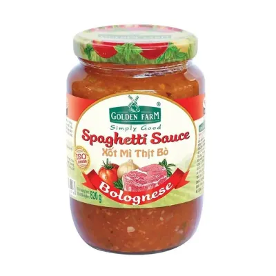 Xốt Spaghetti Bò Golden Farm 820g