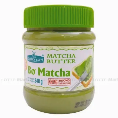 Bơ Matcha Golden Farm Hũ 340g
