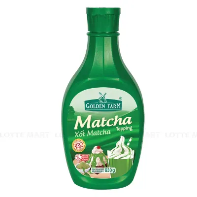 Xốt Vị Matcha Topping Golden Farm Chai 630g