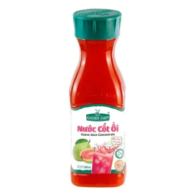Nước Cốt Golden Farm Ổi Chai 500ml