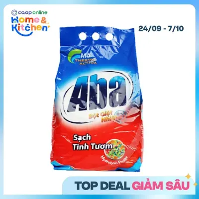 Bột Giặt Nhiệt Aba Sạch Tinh Tươm 2.9kg