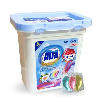 Viên Giặt Xả Aba 3 Trong 1 380g 20 Viên