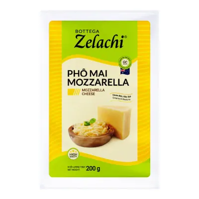 Phô Mai Bottega Zelachi Mozzarella Gói 200g